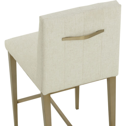 Wilbur 39.75 inch Geralt Linen Counter Stool